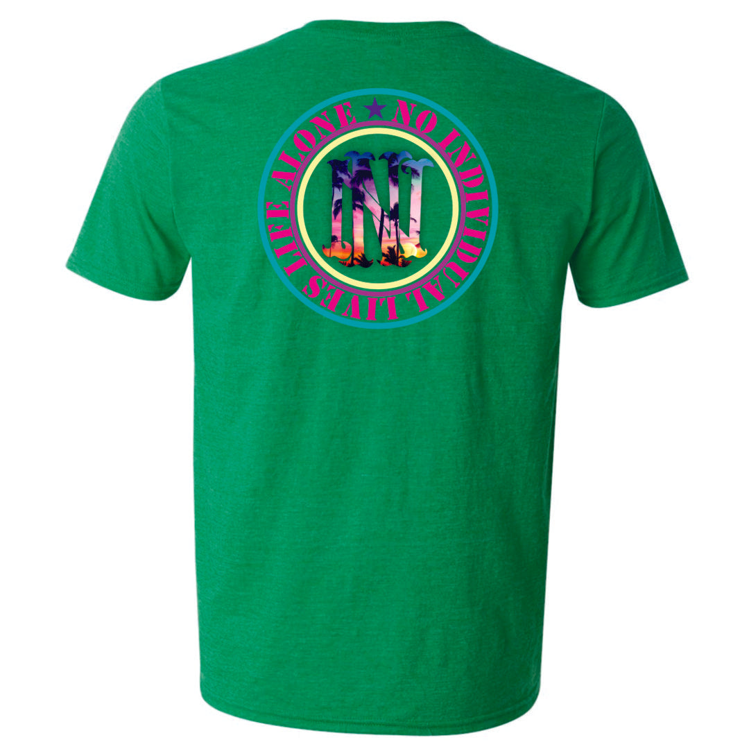 Nilla Floridian Small Chest, Large Back Logo SS T-shirt
