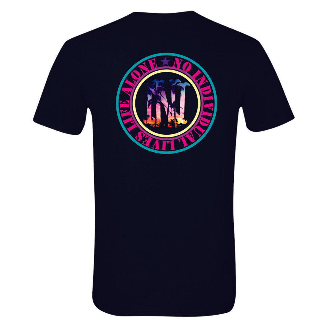 Nilla Floridian Small Chest, Large Back Logo SS T-shirt