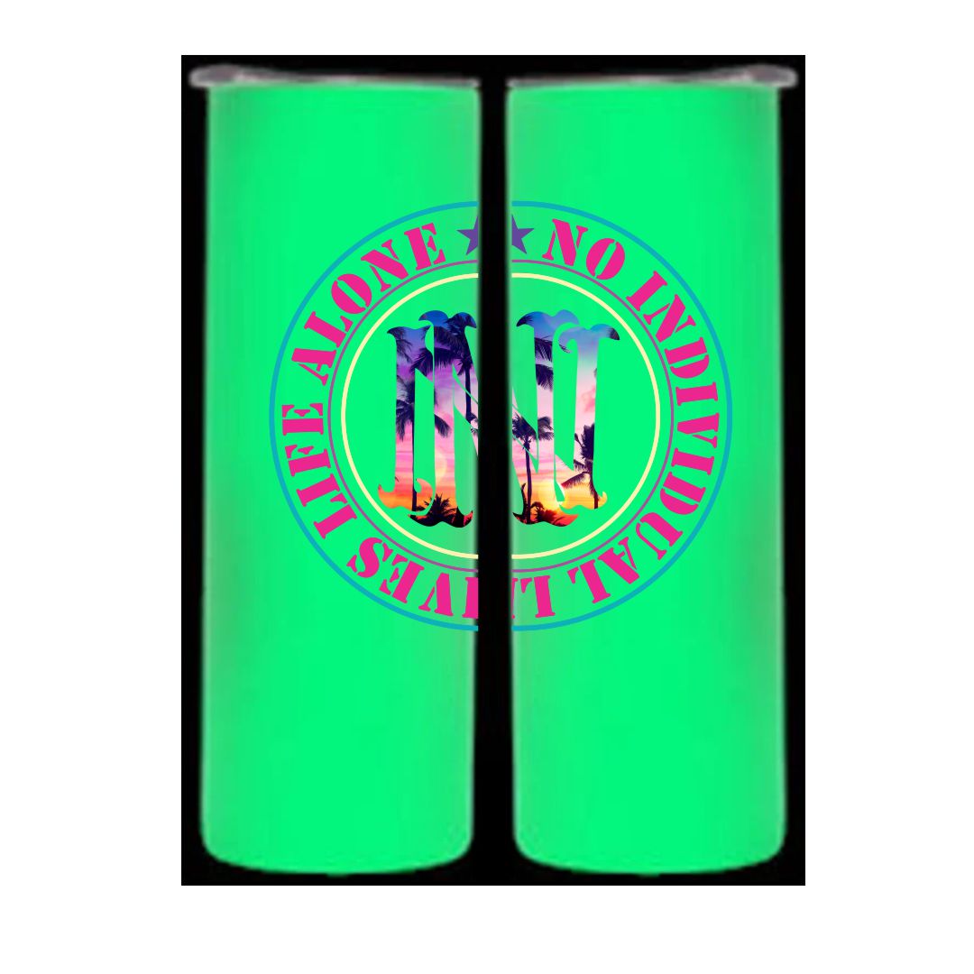 Glow In The Dark Green NILLA 20 Oz Tumbler