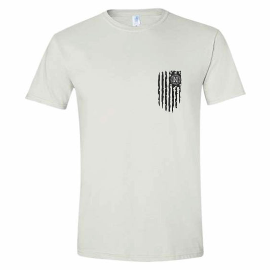 American Flag White T-Shirt