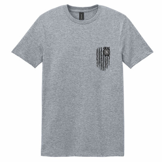 American Flag Gray T-Shirt