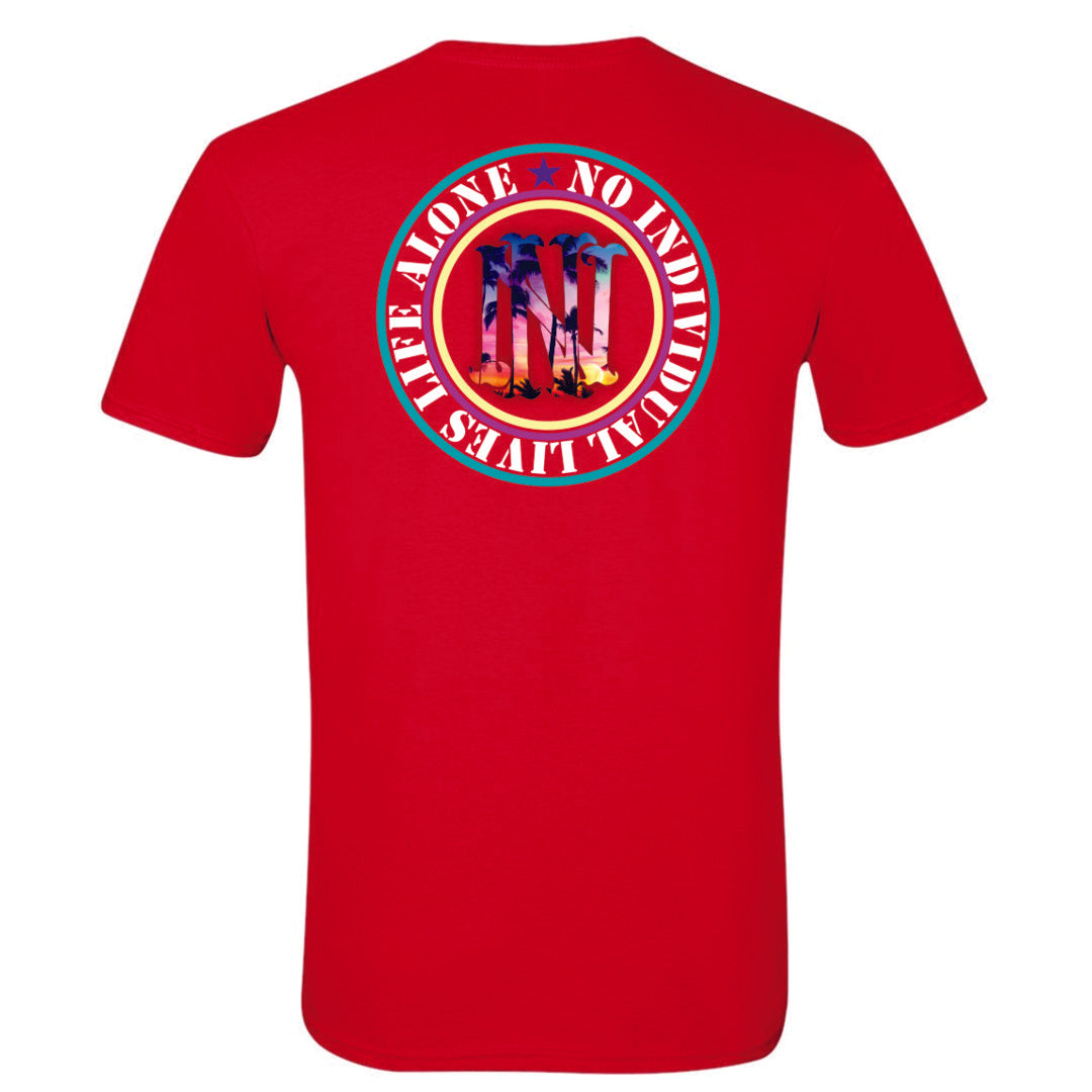 Nilla Floridian Small Chest, Large Back Logo SS T-shirt