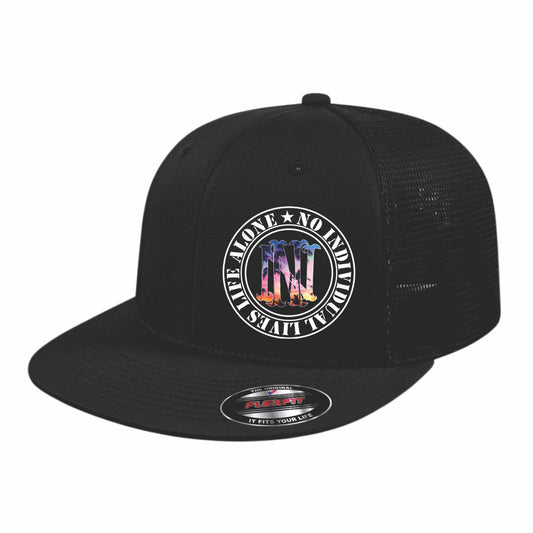 Nilla Floridian Logo Flat Bill Trucker Hat