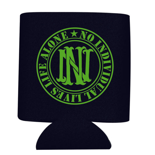 Nilla Toxic Green Logo Koozie Beverage Cooler