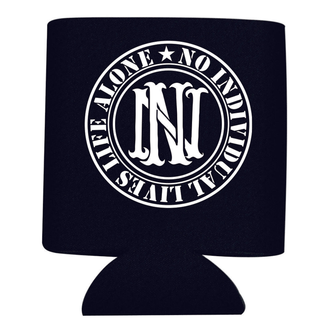 Nilla White Logo Koozie Beverage Cooler