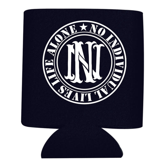 Nilla White Logo Koozie Beverage Cooler