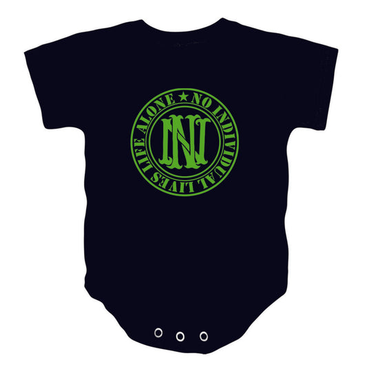 Nilla Toxic Green Logo Baby Onesie