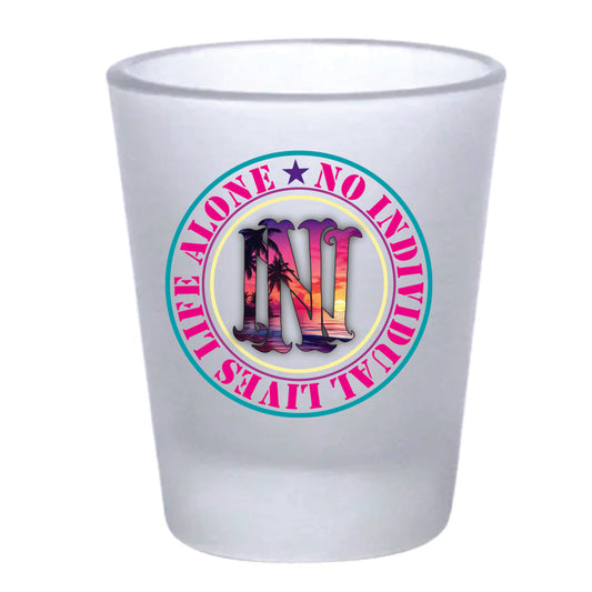 Nilla Floridian Logo Frosted Shot Glass