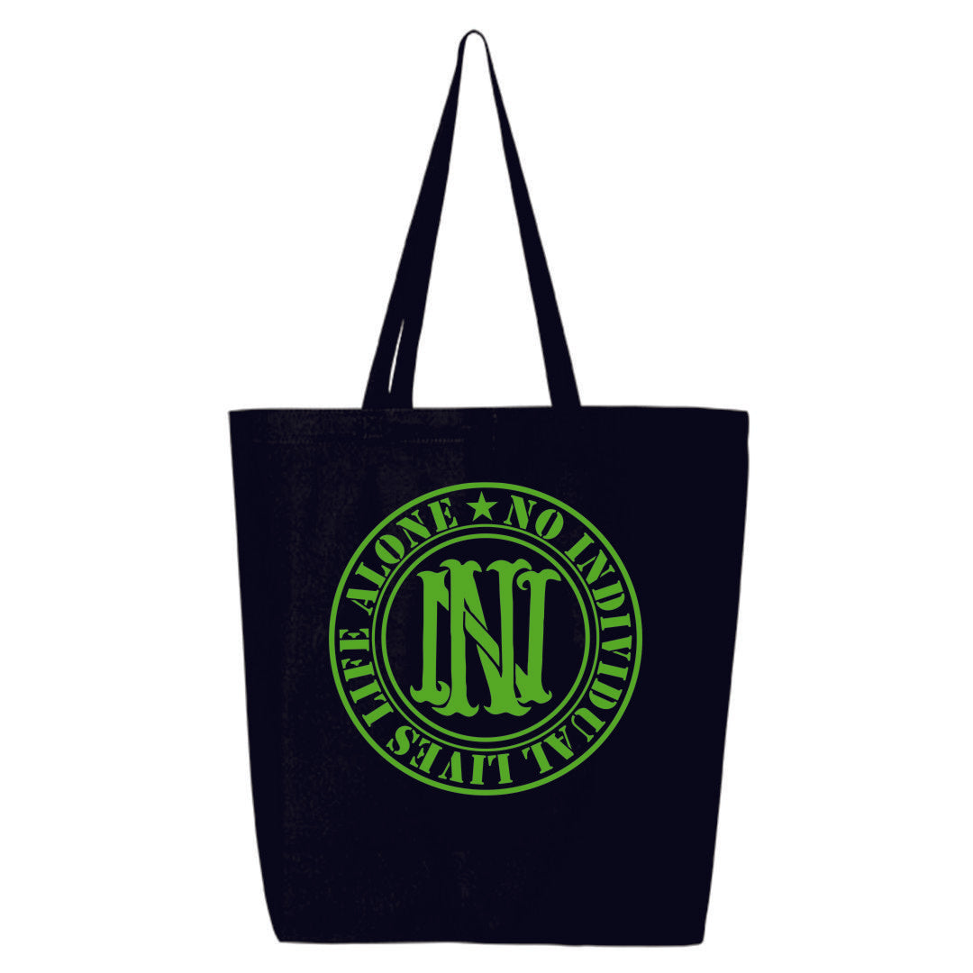 Nilla Toxic Green Logo Jumbo Tote Bag