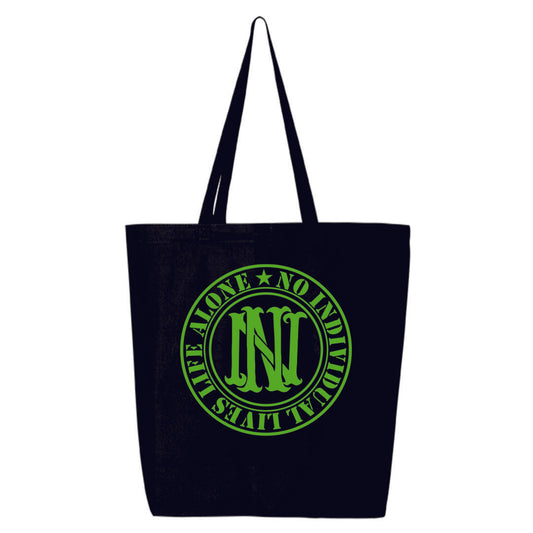 Nilla Toxic Green Logo Jumbo Tote Bag